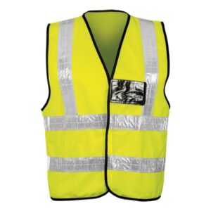 Contract PVC Waistcoat – Available in: Safety Yellow