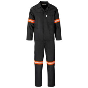 Trade Polycotton Conti Suit – Reflective Arms & Legs – Orange Tape