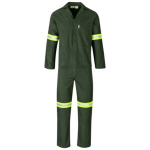 Acid Resistant Polycotton Conti Suit – Reflective Arm & Legs – Yellow Tape