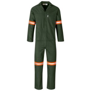 Acid Resistant Polycotton Conti Suit – Reflective Arm & Legs – Orange Tape