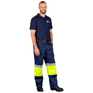 Traffic Premium Two-Tone Hi-Viz Reflective Polycotton Workwear Pants