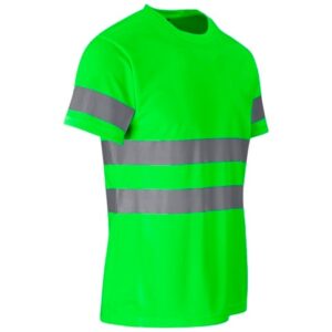 Construction Hi-Viz Reflective Polyester T-Shirt – Avail in Lumo Green, Yellow or Orange