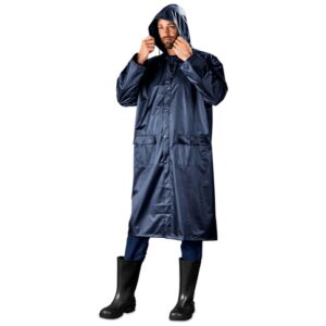Thunder Polyester PVC Raincoat – Avail in Navy or Yellow