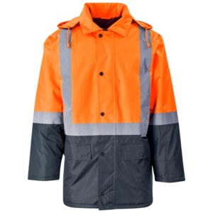 Hazard Padded Two-Tone Workwear Jacket – Avail in Lumo Green, Yellow or Orange