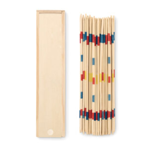 Pick Up Sticks in Wooden Box