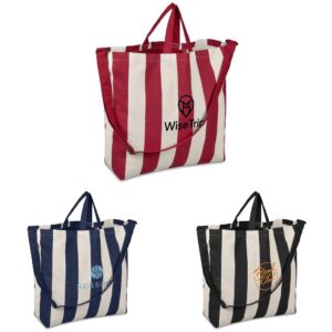 Recycled Canvas Large Beach Bag With Shoulder Strap & Internal Pocket – Strong & Sturdy