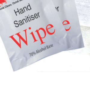 Single Wet Wipe In Sachet (70 Alcohol) – Min 2000 Sachets
