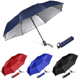 UV50 Compact Umbrella with Auto-Open, Wind-Resistant & Sun-Safe