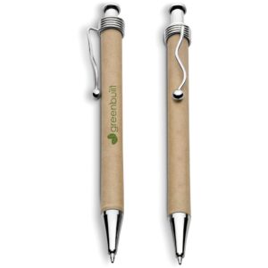Newhaven Eco-Logical Pen Made From Recycled Wood With Polished Chrome Finishes