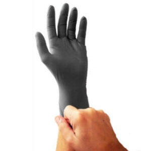 Examination Gloves Nitrile Powder Free - Black - 100/Box