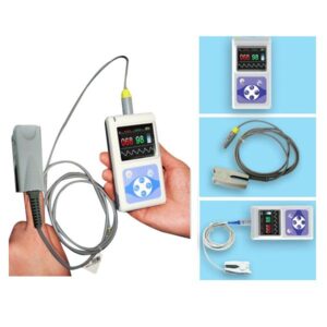 Alternative view of CMS60D Handheld Fingertip Pulse Oximeter
