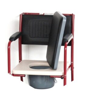 Alternative view of Commode FS691 with Detachable Arm and Foot Rest