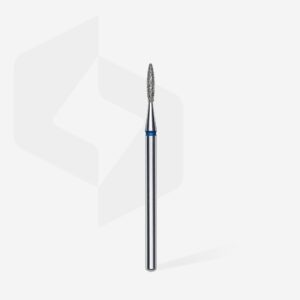 Alternative view of Staleks Diamond nail drill bit pointed flame blue EXPERT head diameter 1,6 mm / working part 8 mm