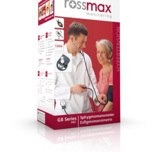 Alternative view of Rossmax GB Pocket Aneroid with Stethoscope Combined