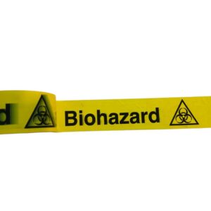 Bio-Hazard Sealing Tape 50m - Black/Yellow