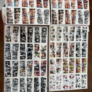 4 sheets Marilyn Monroe / Audrey nail water decals (DEMO)