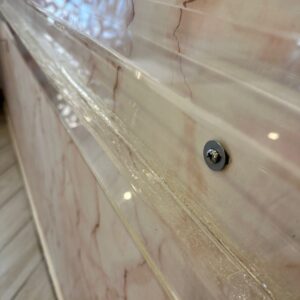 Alternative view of Very big perspex nail polish wall stand - DEMO