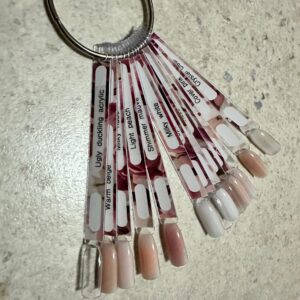 Ugly duckling acrylic powder chart - DEMO