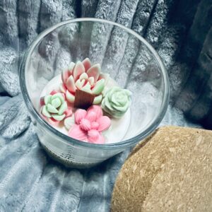 Alternative view of Mini Bloom Soy Candle | Lime & Coconut