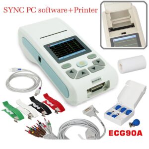 Alternative view of ECG CMS90A HandHeld with Printer