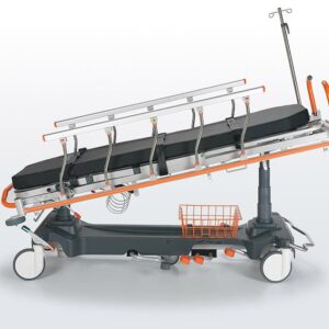 Alternative view of NTCR SD 09 Emergency patient stretcher – Hydraulic
