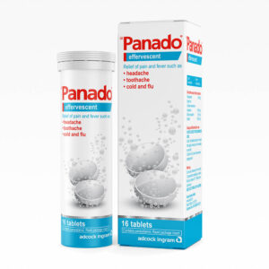 Panado Effervescent Pain Tablets - 500 mg Paracetamol (16/Tub)