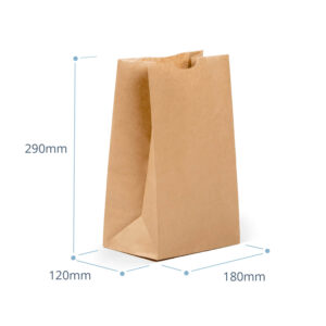 Alternative view of Small Plain Paper Bag