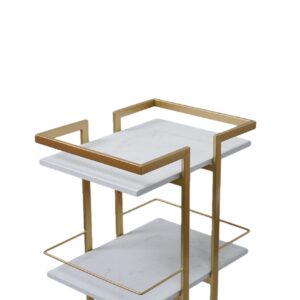 Alternative view of Supreme Luxury Trolley | White & Gold