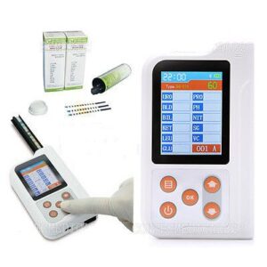 Alternative view of Urine analyzer hand held BC401 – 11 parameters testing , with LI battery,