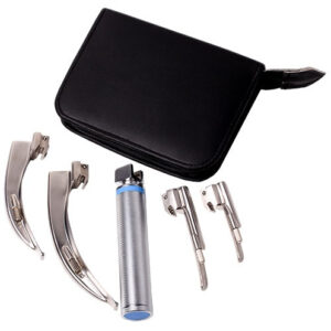 4 Blade Laryngoscope Set - Fibre Optic