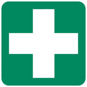 First-Aid Equipment safety sign