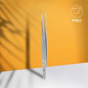 Alternative view of Staleks Professional eyelash tweezers EXPERT 40 TYPE 7 (curved)