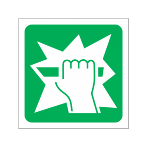 Break Glass for Key Safety Signs