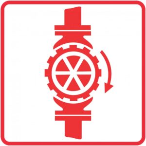 Sprinkler Stop Valve safety sign