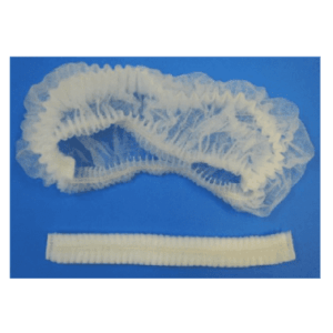Alternative view of Mop caps Single Stitch  (100’s) white