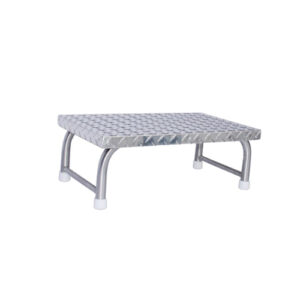 Single step with a moulded rubber top OE 80 S/S