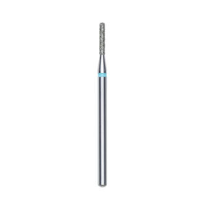 Alternative view of Staleks Diamond nail drill bit rounded cylinder blue EXPERT head diameter 1,4 mm / working part 8 mm