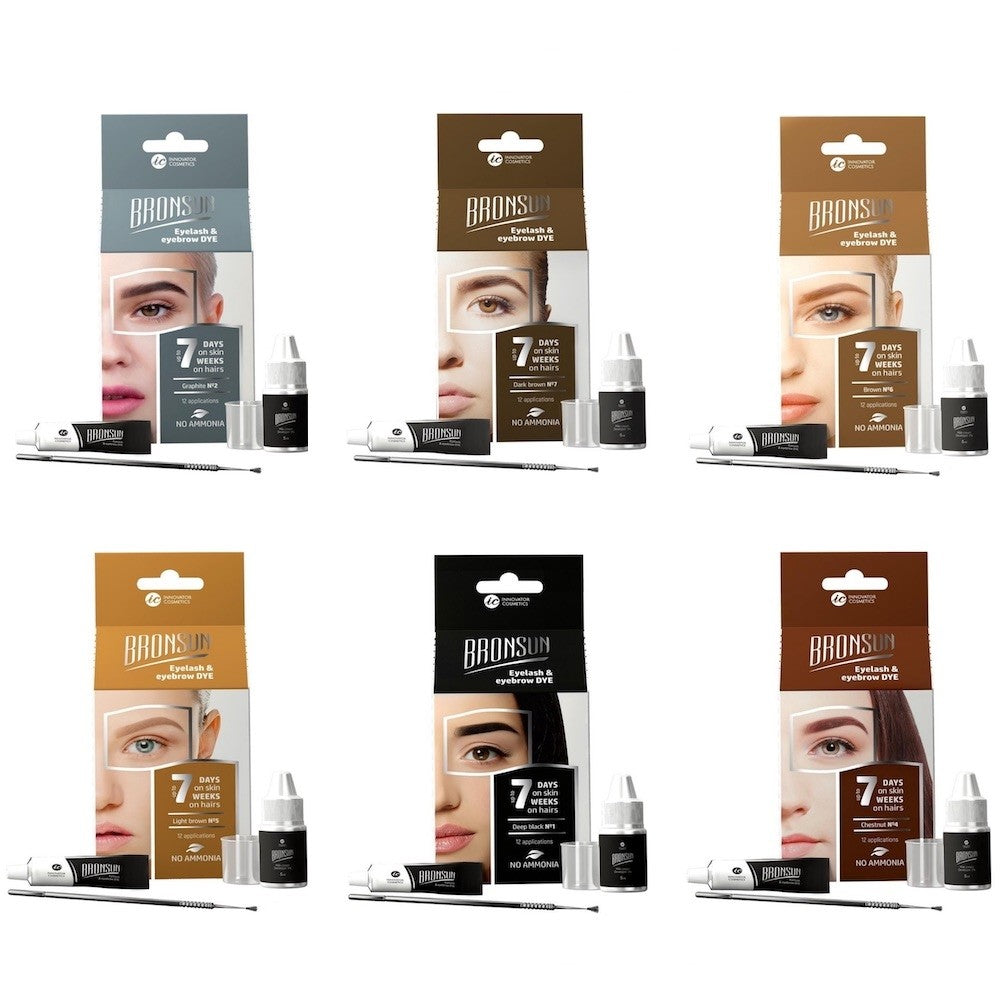 Bronsun Eyelash & Eyebrow dye Home kit