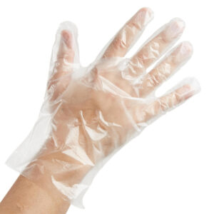 Plastic disposable gloves (100)