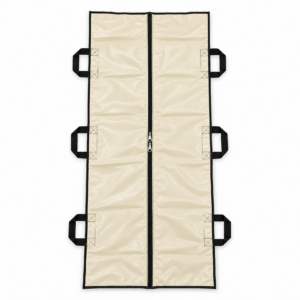 Cream Body Bag – Two-Way Centre Zip – 6 Handles