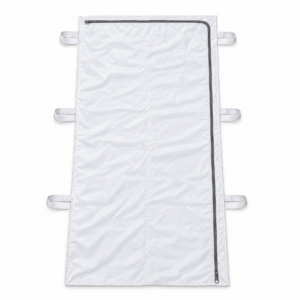 White Body Bag – L-Zip – 6 Handles