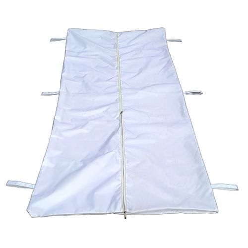 White body bag with strap handles and zip